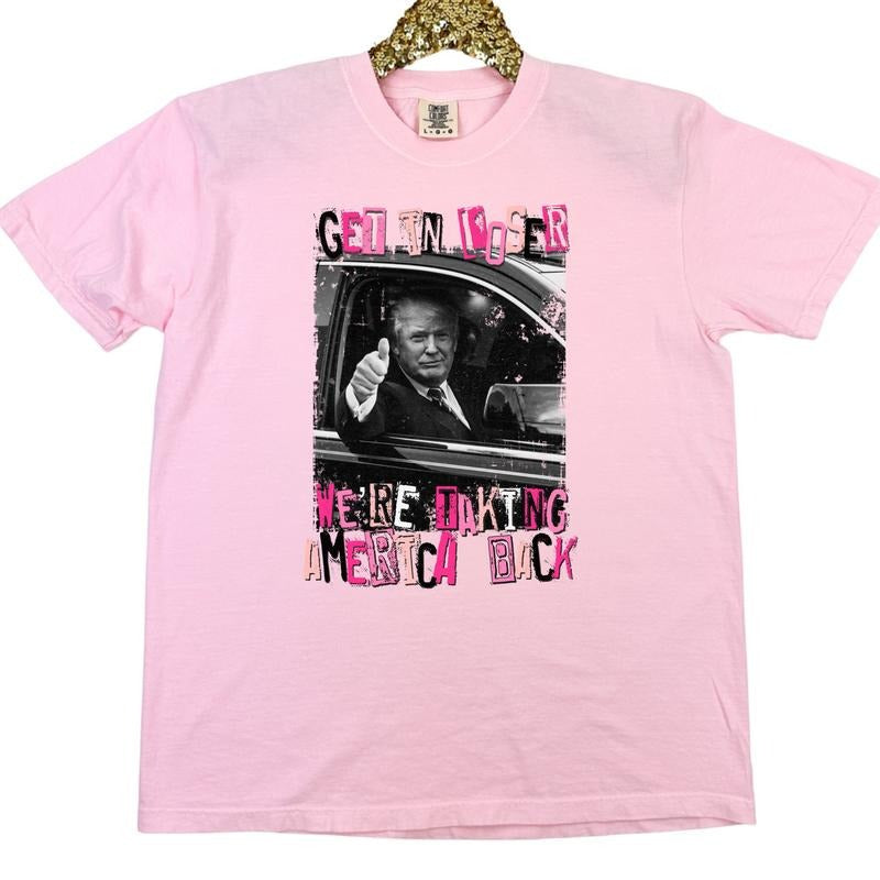 Get In Loser Comfort Colors T-Shirt 'NLB' Hoodie, Sweatshirt | HypeCrazeTee.com