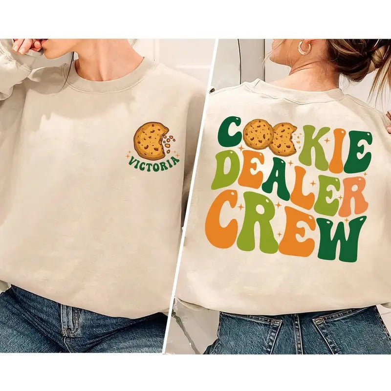 Get Your Girl Scout Cookie Dealer Sweatshirt & Custom Cookies Shirt
