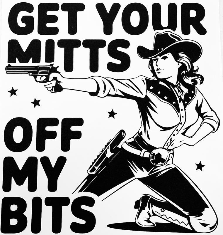 "Get Your Mitts Off My Bits" Graphic T-Shirt Hoodie, Sweatshirt | HypeCrazeTee.com