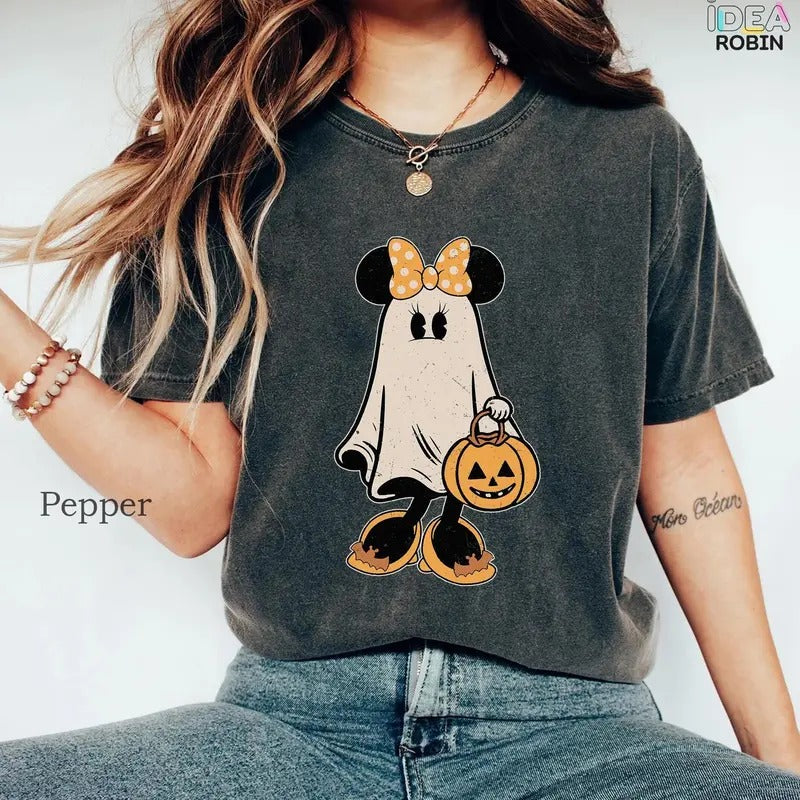 Ghost Shirt, Halloween Shirt, Trick or Treat Shirt, Halloween Shirt, Pumpkin Shirt Hoodie, Sweatshirt | HypeCrazeTee.com