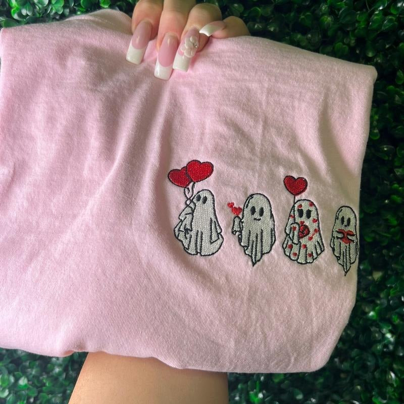 Ghost valentines shirt Hoodie, Sweatshirt | HypeCrazeTee.com