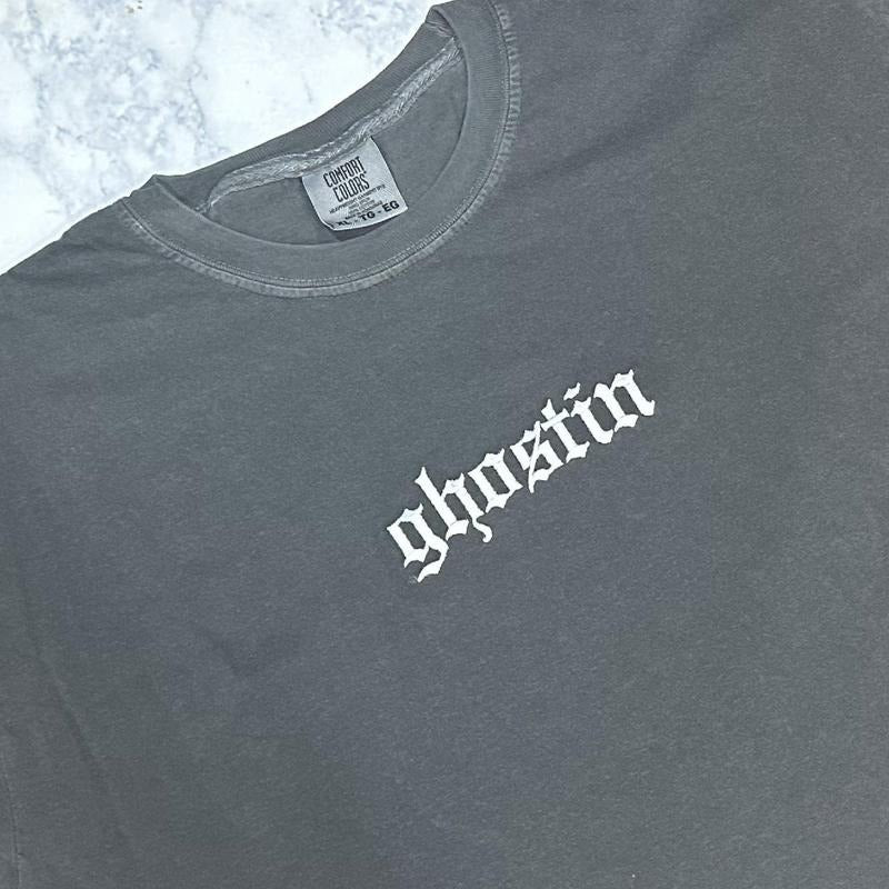 Ghostin - Comfort Colors Embroidered Tee (White Thread) Shirt Topstyle{n002}2 Hoodie, Sweatshirt | HypeCrazeTee.com