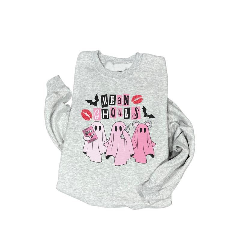 Ghoul Girls Halloween T-Shirt Long Sleeve Crewneck Hoodie, Sweatshirt | HypeCrazeTee.com