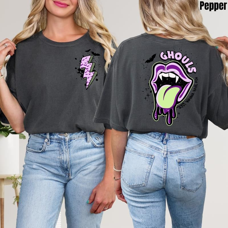 Ghouls Just Wanna Have Fun Comfort Colors T-Shirt 'NLB' Hoodie, Sweatshirt | HypeCrazeTee.com