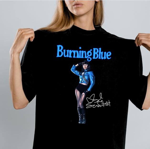 Gift Fans Burning Blue Song Tee, Mariah TS Music Shirt Hoodie, Sweatshirt | HypeCrazeTee.com