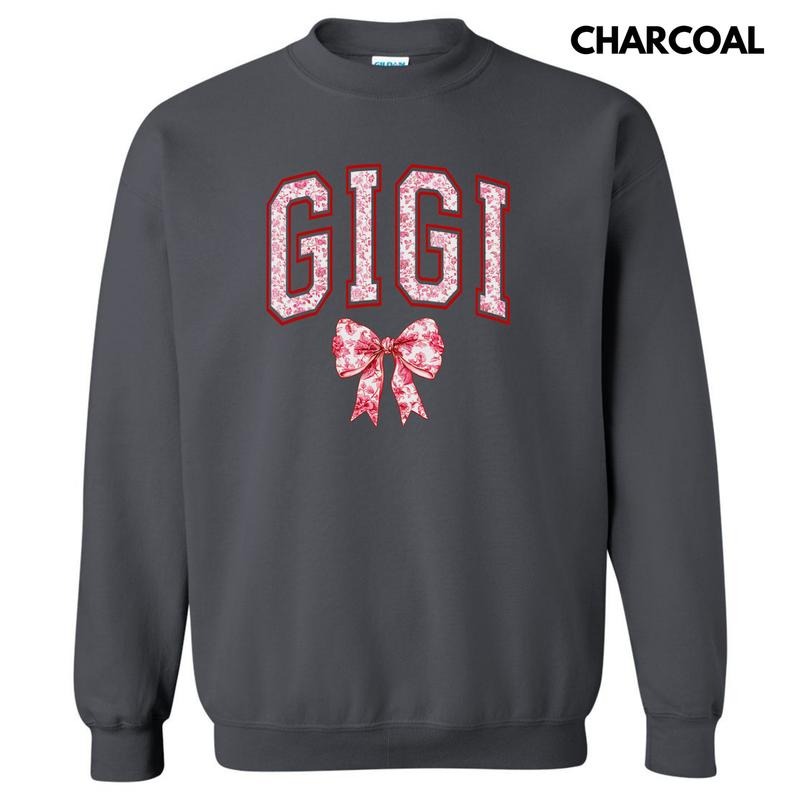 Gigi Red Ginger Jar Florals Sweatshirt 'NLB' T-Shirts, Hoodie | HypeCrazeTee.com