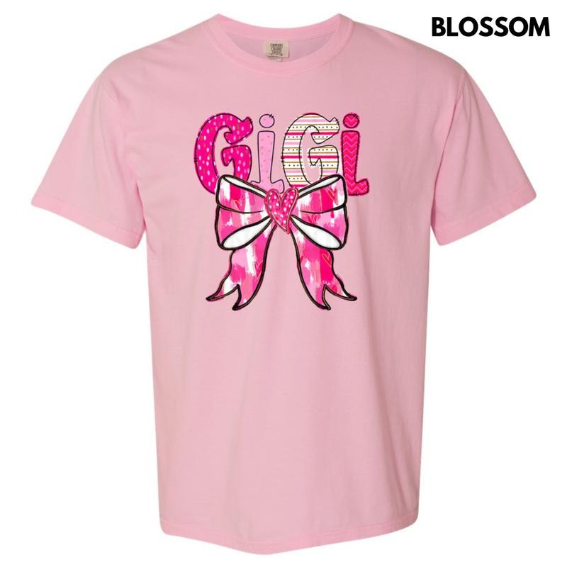 Gigi Valentine Coquette Comfort Colors T-Shirt Hoodie, Sweatshirt | HypeCrazeTee.com