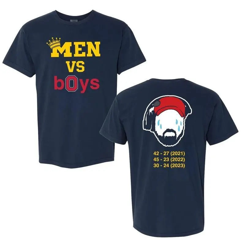 Gildan "Michigan Wolverines Champs Men Vs Boys" Unisex T-Shirt Game Day Michigan Wolverines Hoodie, Sweatshirt