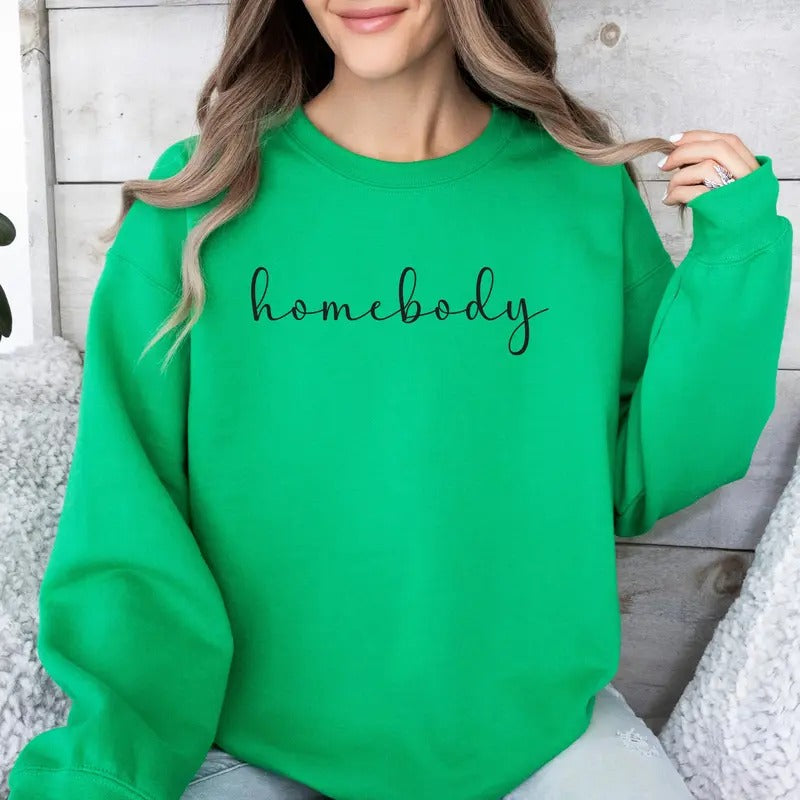 Gildan Women's Homebody Print Crewneck Sweatshirt Soft Comfortable Everyday Wear Long Sleeves Graphic Hoodie Pullover...