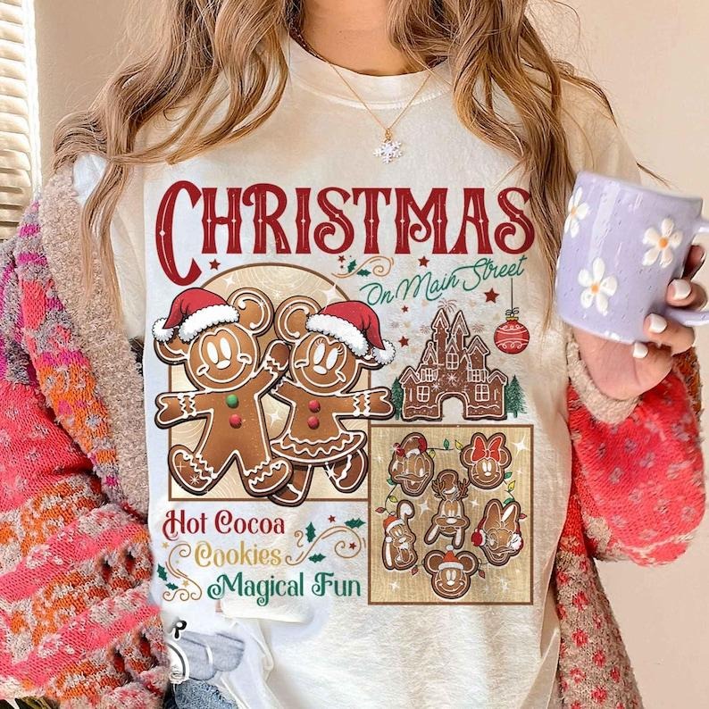 Ginger Cookies Christmas Shirt, Christmas on Main Street Shirt, Christmas on the Main Street, Christmas Cookies Shirt,...