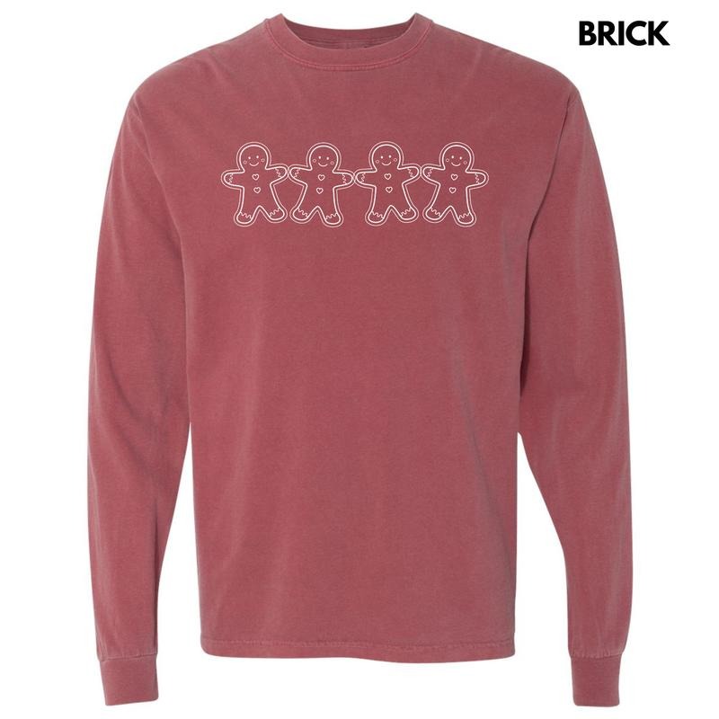 Gingerbread Friends Long Sleeve Comfort Colors T-Shirt 'NLB' Hoodie, Sweatshirt | HypeCrazeTee.com