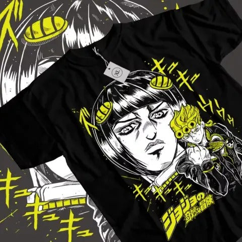 Giorno Giovanna T-Shirt JoJo's Bizarre T-Shirt Anime Shirt,Manga Graphic Tee Hoodie, Sweatshirt | HypeCrazeTee.com