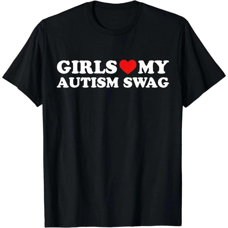 Girls Love My Autism Swag Funny Autistic Boy Gifts Awareness T-Shirt Hoodie, Sweatshirt | HypeCrazeTee.com