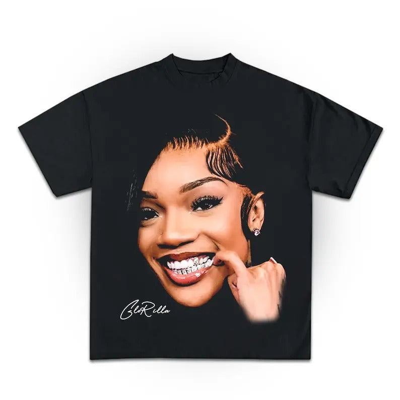 Glorilla Tee - Retro Hip-Hop Graphic Fan T-Shirt. Hoodie, Sweatshirt | HypeCrazeTee.com