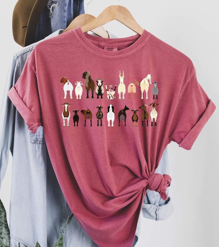 Goat Breeds Farm Animal Lover T-Shirtstyle{n002}3 T-Shirts, Hoodie, Sweatshirt | HypeCrazeTee.com