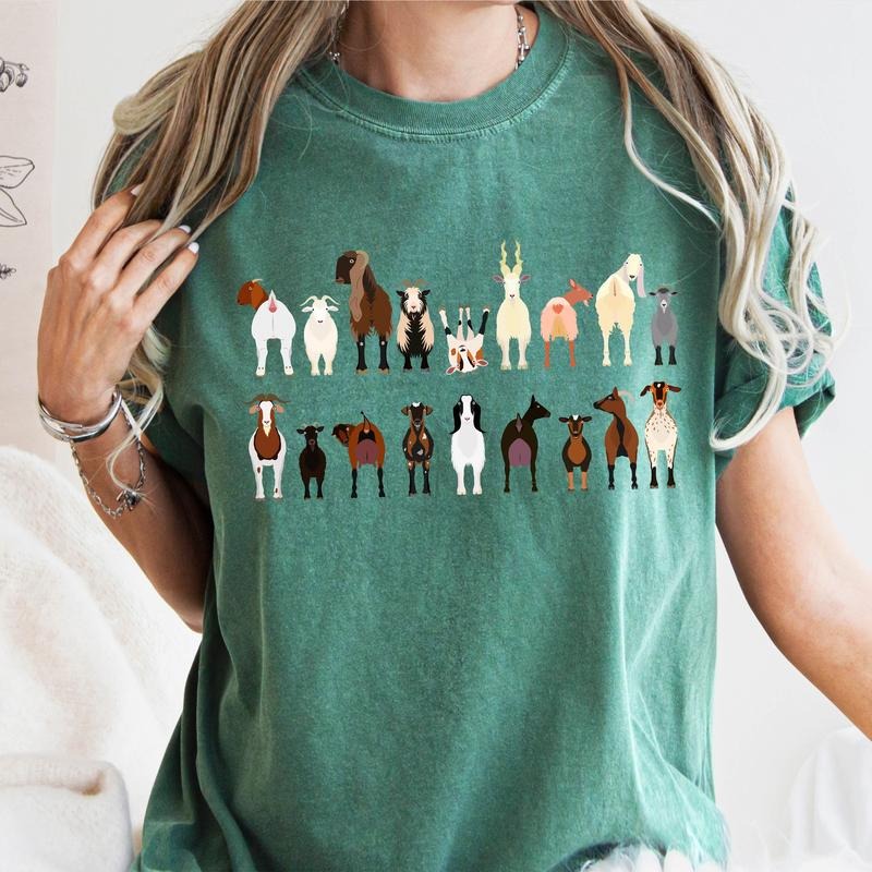 Goat Breeds Farm Animal Lover T-Shirtstyle{n002}4 T-Shirts, Hoodie, Sweatshirt | HypeCrazeTee.com