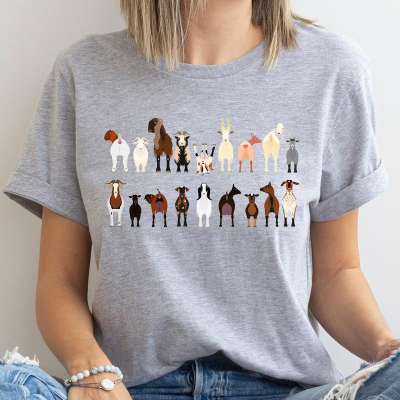 Goat Lovers Super Soft Tees, Farm Animal Shirts, Illustration, Breeds Hoodie, Sweatshirt | HypeCrazeTee.com