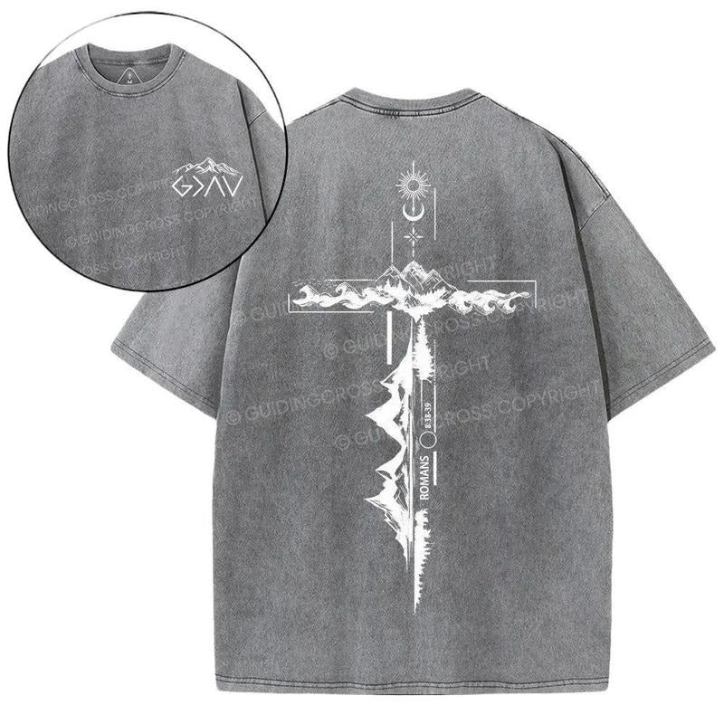 God Is Greater Than Christian Washed T-Shirt, Christian t shirts, Vintage 90s Graphic Tee, Gift Top Womenswear Cotton...