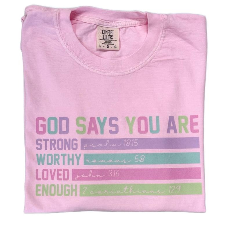 God Says You Are T-shirt Hoodie, Sweatshirt | HypeCrazeTee.com