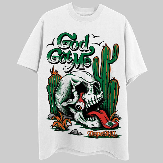 Green Collection DopeSkill T-Shirt God Got Me Graphic