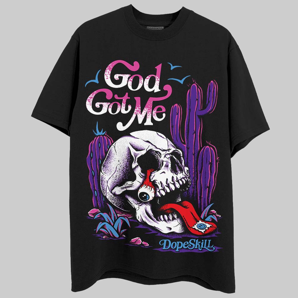 PURPLE Collection DopeSkill T-Shirt God Got Me Graphic