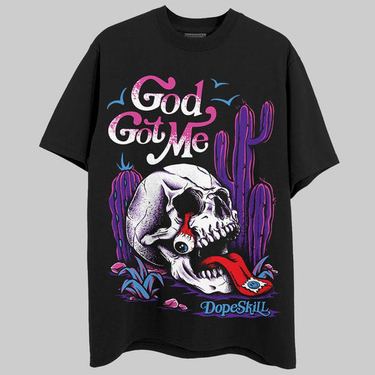 PURPLE Collection DopeSkill T-Shirt God Got Me Graphic