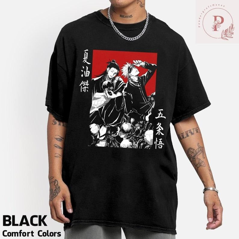 Gojo Satoru and Geto Suguru Shirt, Gojo Shirt, Geto Shirt, Anime Manga Shirt Hoodie, Sweatshirt | HypeCrazeTee.com