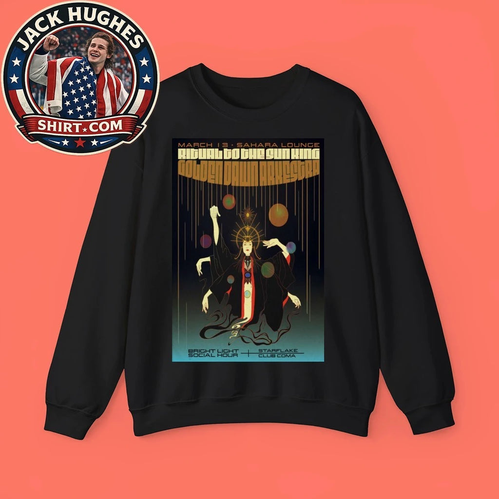 Golden Dawn Arkestra Austin, TX March 13 2026 Sahara Lounge Tour Poster Shirt