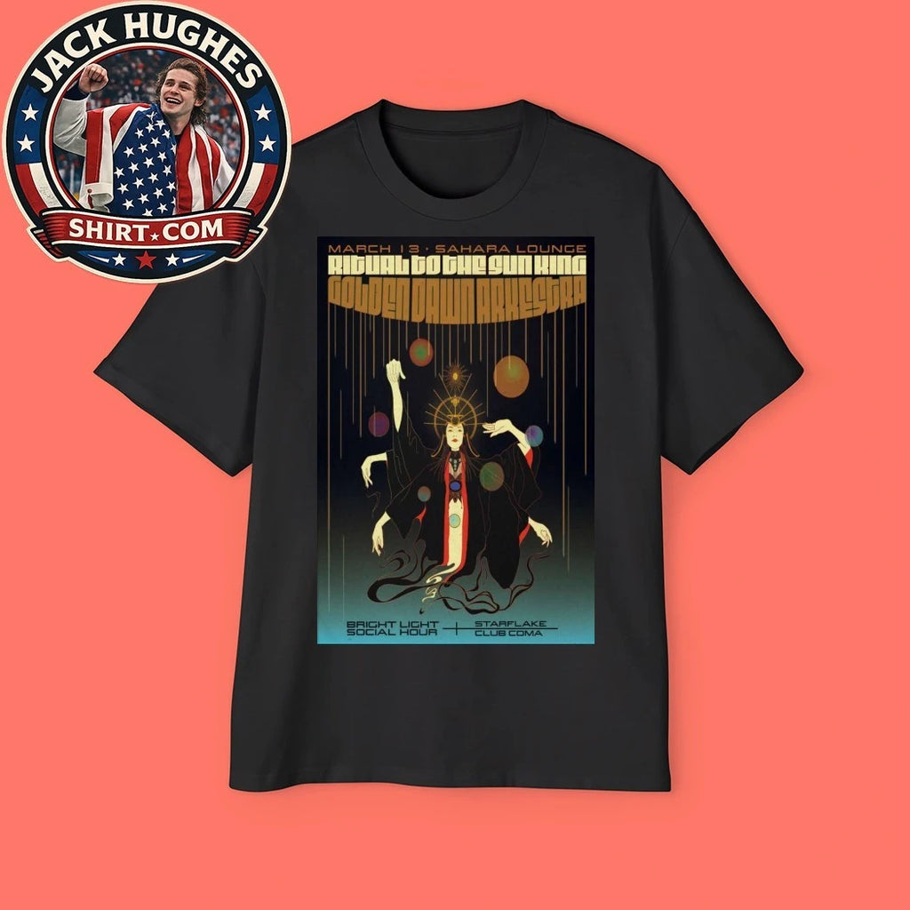 Golden Dawn Arkestra Austin, TX March 13 2026 Sahara Lounge Tour Poster Shirt