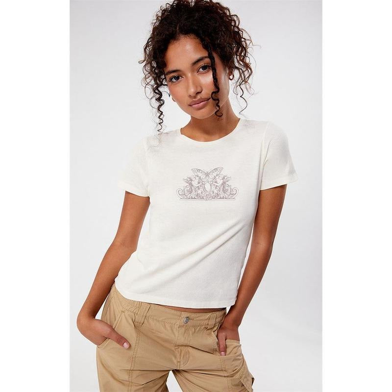 Golden Hour Women's Butterfly Angel Frame T-Shirt Hoodie, Sweatshirt | HypeCrazeTee.com