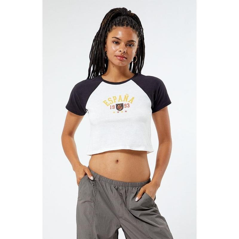 Golden Hour Women's Espana Sport Raglan T-Shirt Hoodie, Sweatshirt | HypeCrazeTee.com