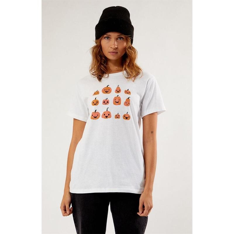 Golden Hour Women's Pumpkin Happy T-Shirt Hoodie, Sweatshirt | HypeCrazeTee.com