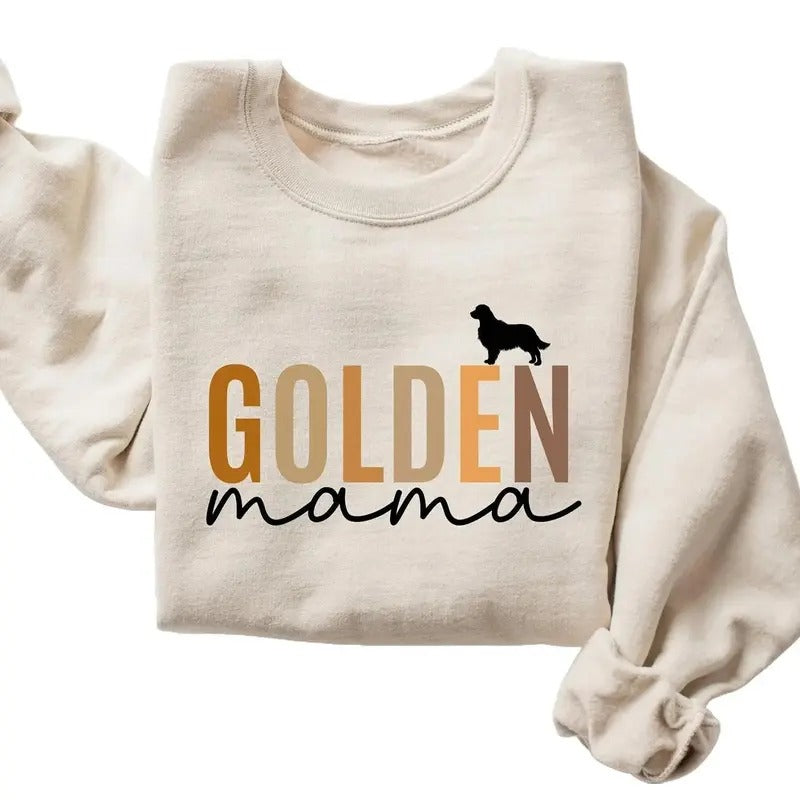 Golden Mama Shirt Golden Retriever Dog Golden Dog Dog Lover Golden Mom Dog Owner Clothingstyle{N002}2 T-Shirts, Hoodie, Sweatshirt