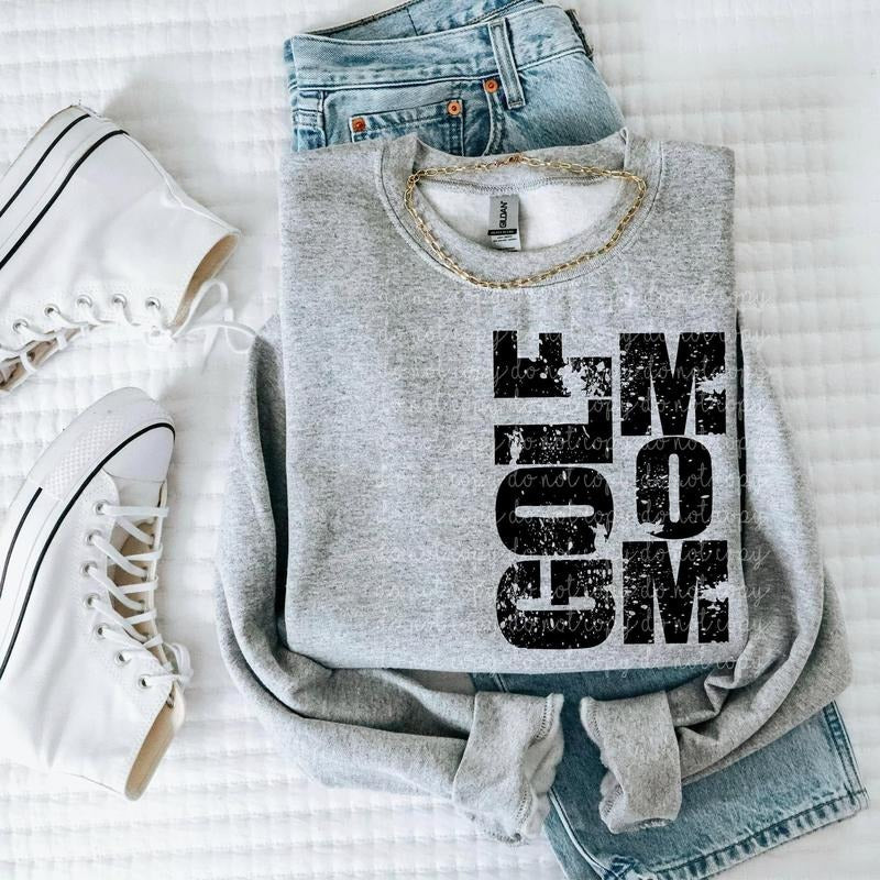 Golf Mom DTF Transfers - THIS IS NOT A SHIRT Hoodie, Sweatshirt | HypeCrazeTee.com
