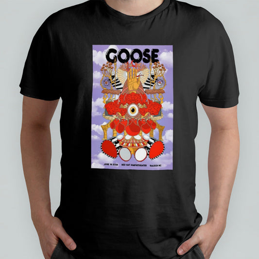 Goose Red Hat Amphitheater Jun 18, 2024 shirt