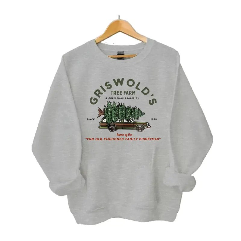 Gr1swold's Tree Farm A Christmas Tradition Sweatshirt, Tree Farm Home of the Fun Old Fashioned Family Christmas Sweater...