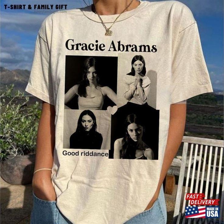 Gracie Graphic Abrams T-Shirt Shirt Gift Fan Classic Cotton Hoodie, Sweatshirt | HypeCrazeTee.com