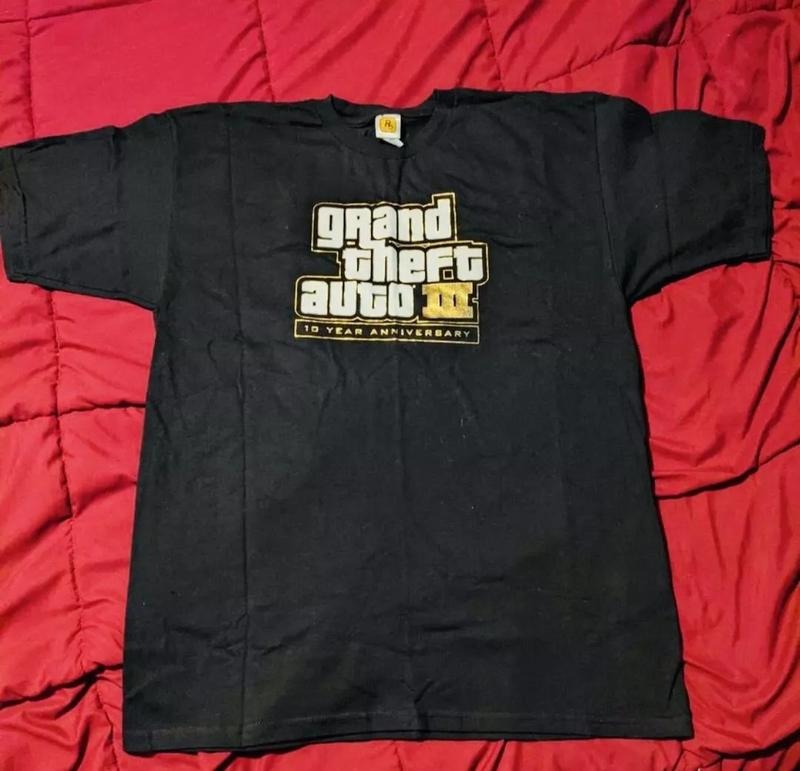 Grand Theft Auto 3 10th year anniversary Shirt Cotton Menswear Hoodie, Sweatshirt | HypeCrazeTee.com