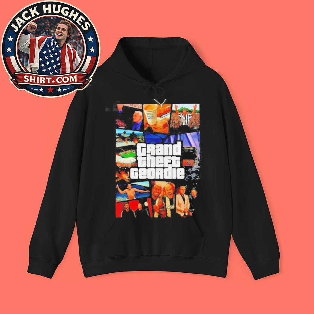 Grand Theft Geordie Newcastle United Football Club Parody Shirt