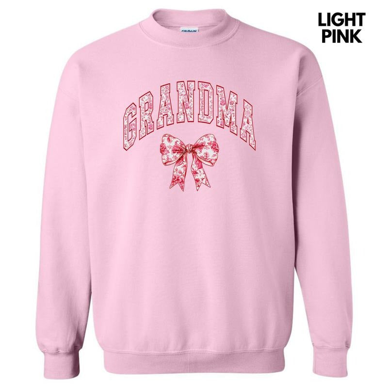 Grandma Red Ginger Jar Florals Sweatshirt 'NLB' T-Shirts, Hoodie | HypeCrazeTee.com