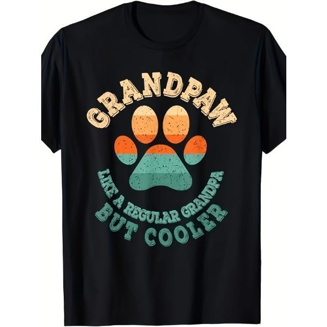 Grandpa Dog Grandpa Grandpa Big Paw Vintage Men's T-shirt Made in USA Hoodie, Sweatshirt | HypeCrazeTee.com
