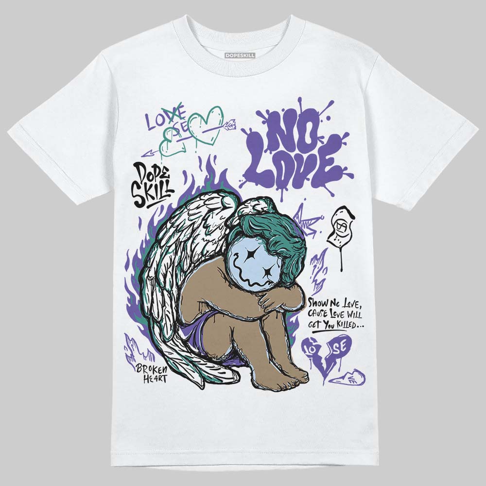 Grape 5s DopeSkill T-Shirt No Love Graphic