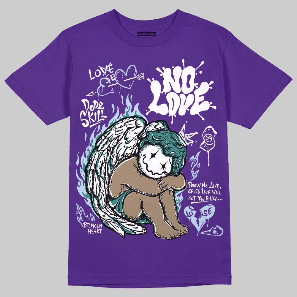 Grape 5s DopeSkill T-Shirt No Love Graphic