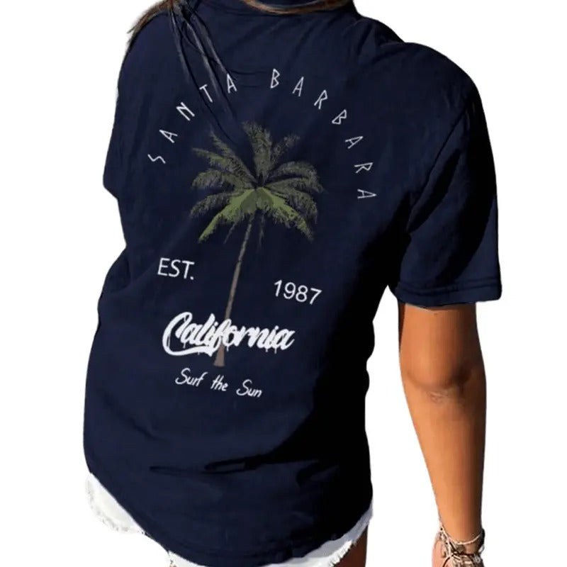Graphic Letter Print T Shirt Short Sleeve Round Neck Summer Tee Tops Hoodie, Sweatshirt | HypeCrazeTee.com