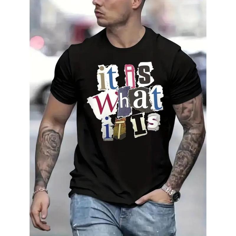 Graphic Tee - Comfy Stretchy Short Sleeve T-Shirt for Summer Casual Daily Style