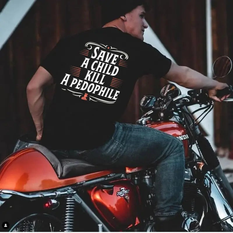 Graphic Tee for Everyday Wear - Save a Child DEAD a Pedophile Shirt Hoodie, Sweatshirt | HypeCrazeTee.com