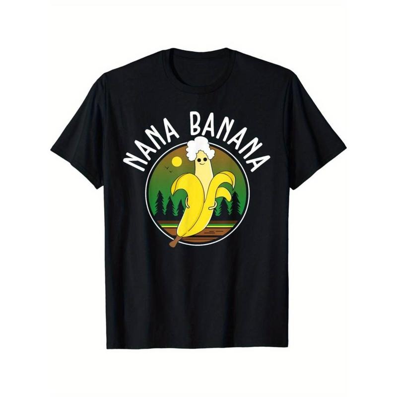 [Graphic Tees] Cotton  Funny gift: Grandma's banana T-shirt in black Hoodie, Sweatshirt | HypeCrazeTee.com