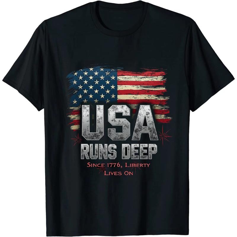 [Graphic Tees] Cotton Royal Independence Day USA T - Shirt Emphasizing National Spirit Hoodie, Sweatshirt | HypeCrazeTee.com