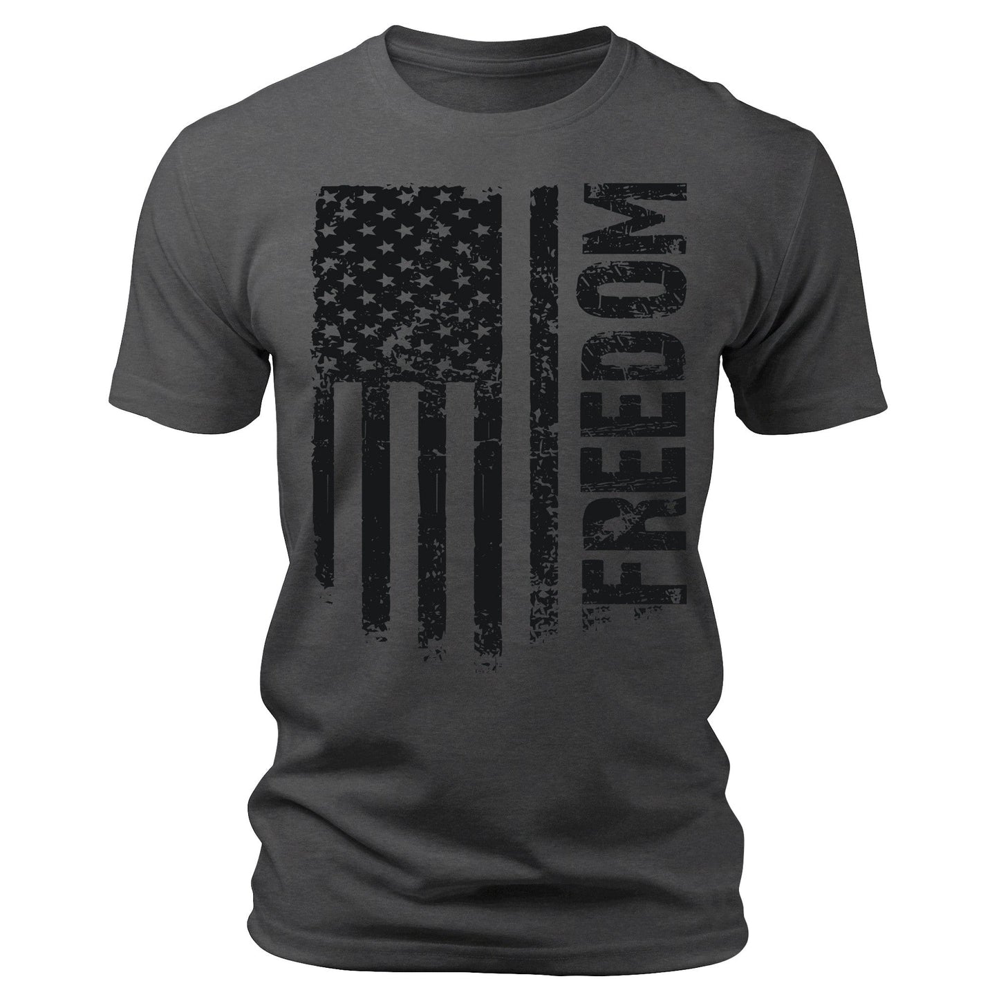 Men's Flag T-Shirts Patriotic Freedom Short Sleeve Crewneck Graphic Tees