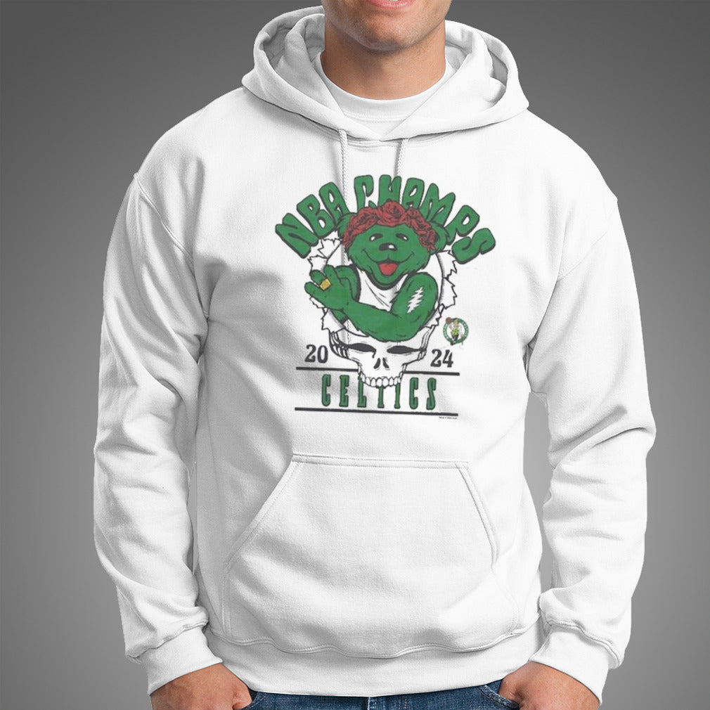 Grateful Dead Boston Celtics 2024 NBA Finals Champions Tri-Blend Shirt